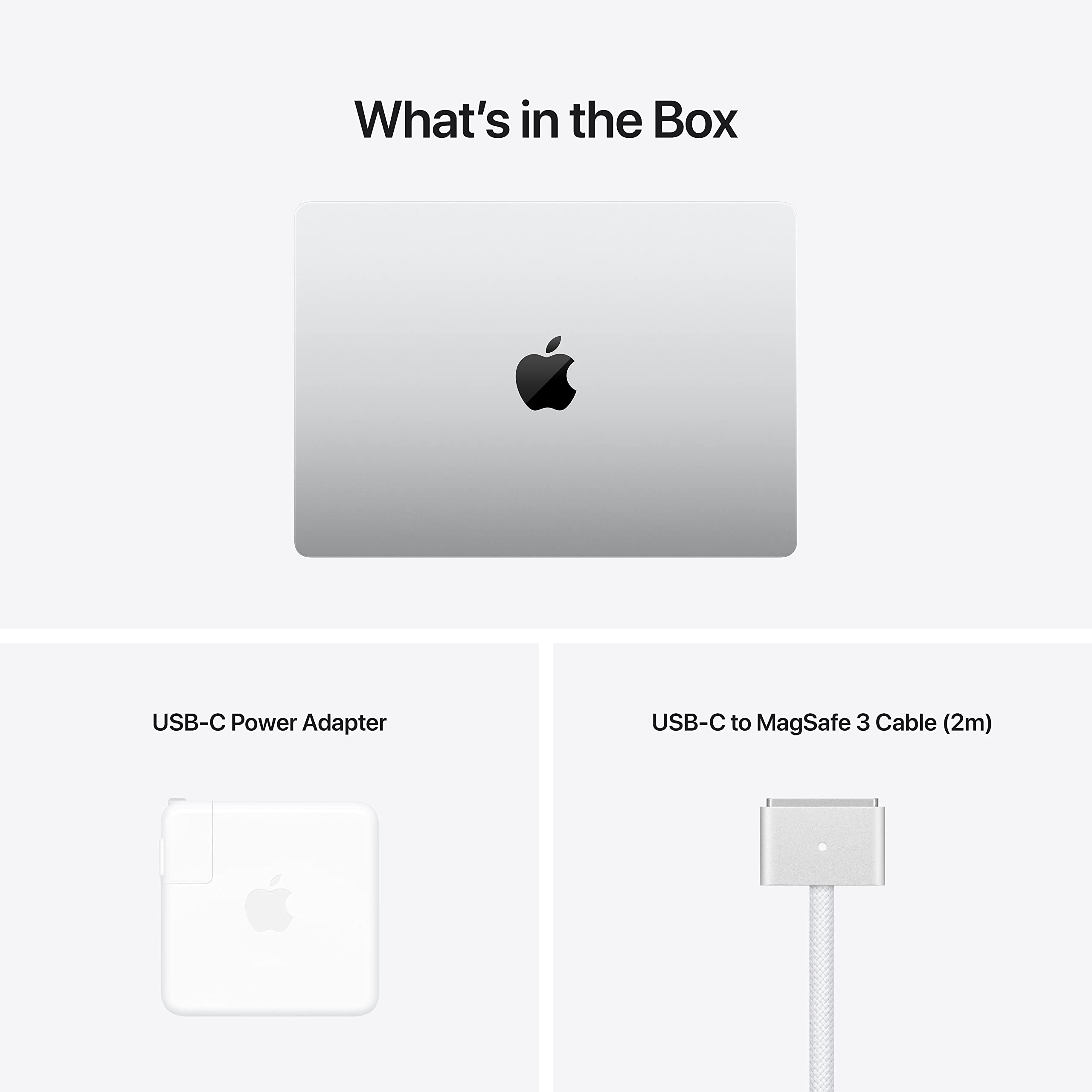 2021 Apple MacBook Pro (14-inch, Apple M1 Pro chip with 8‑core CPU and 14‑core GPU, 16GB RAM, 512GB SSD) - Silver