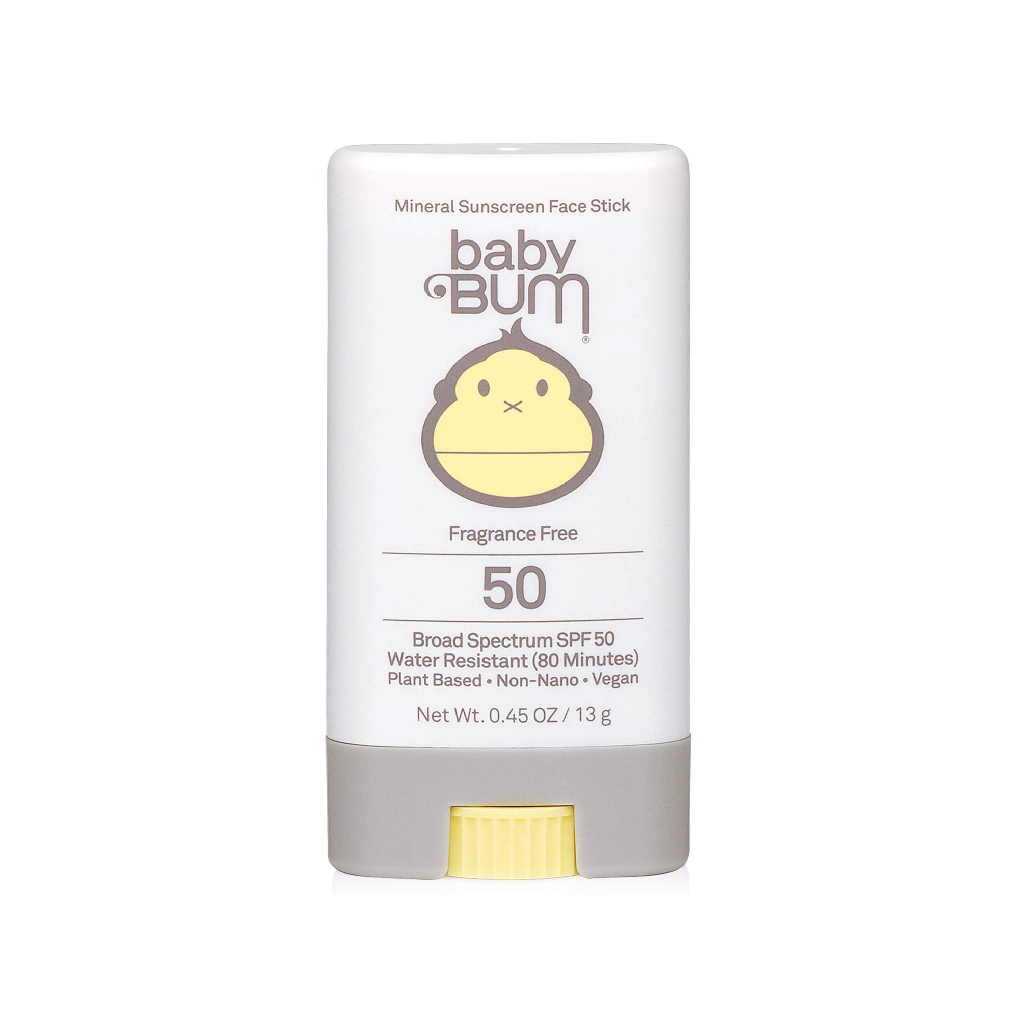 Baby Bum - Mineral Sunscreen Face Stick Fragrance Free 50 SPF - 0.45 oz.