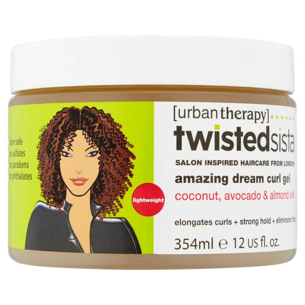 Twisted Sista Amazing Dream Curls Cream Gel with Coconut, Avocado and Almonds Oils, 354ml