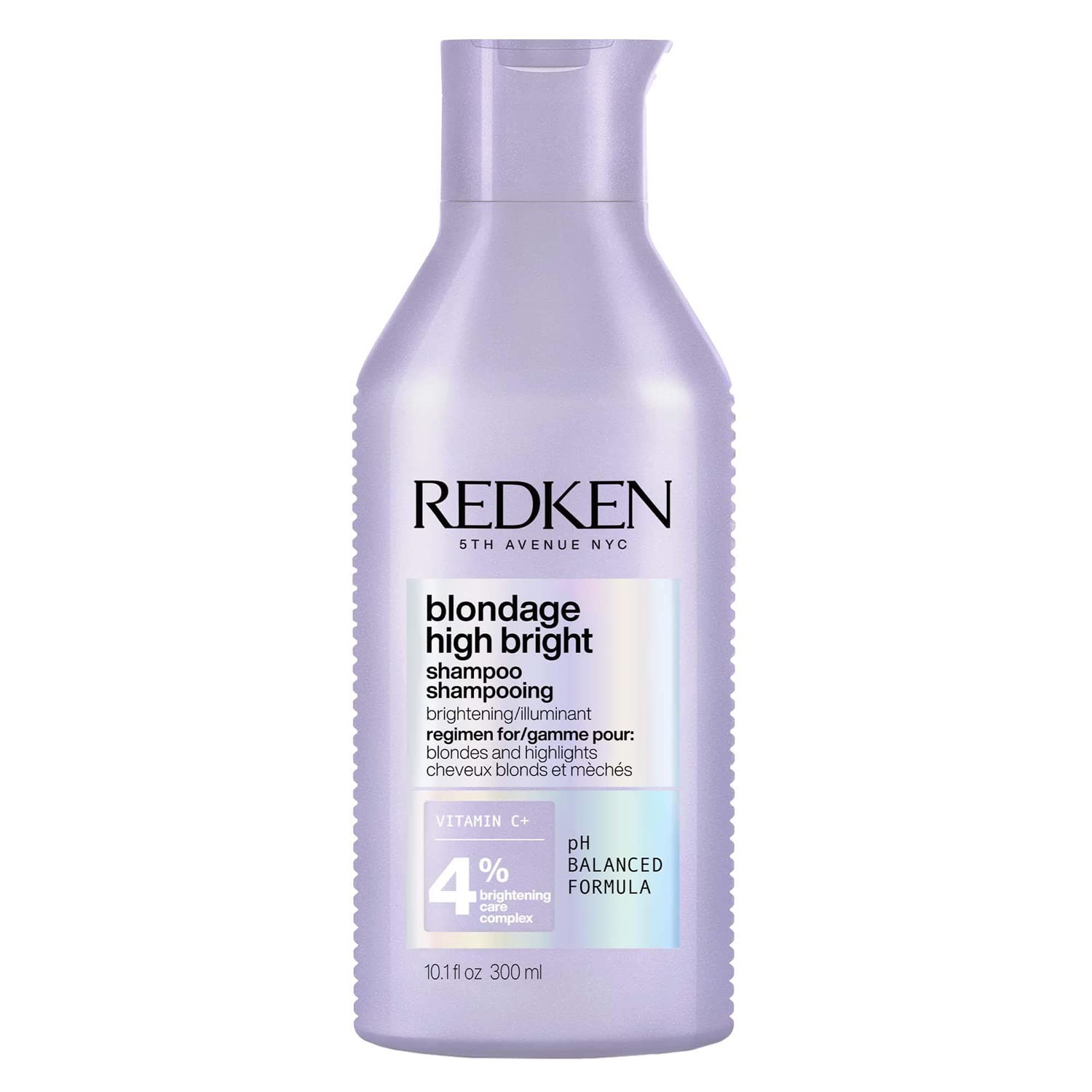 Redken | Lightening Shampoo, For Blonde Hair, With Vitamin C, Blondage High Bright, 300ml