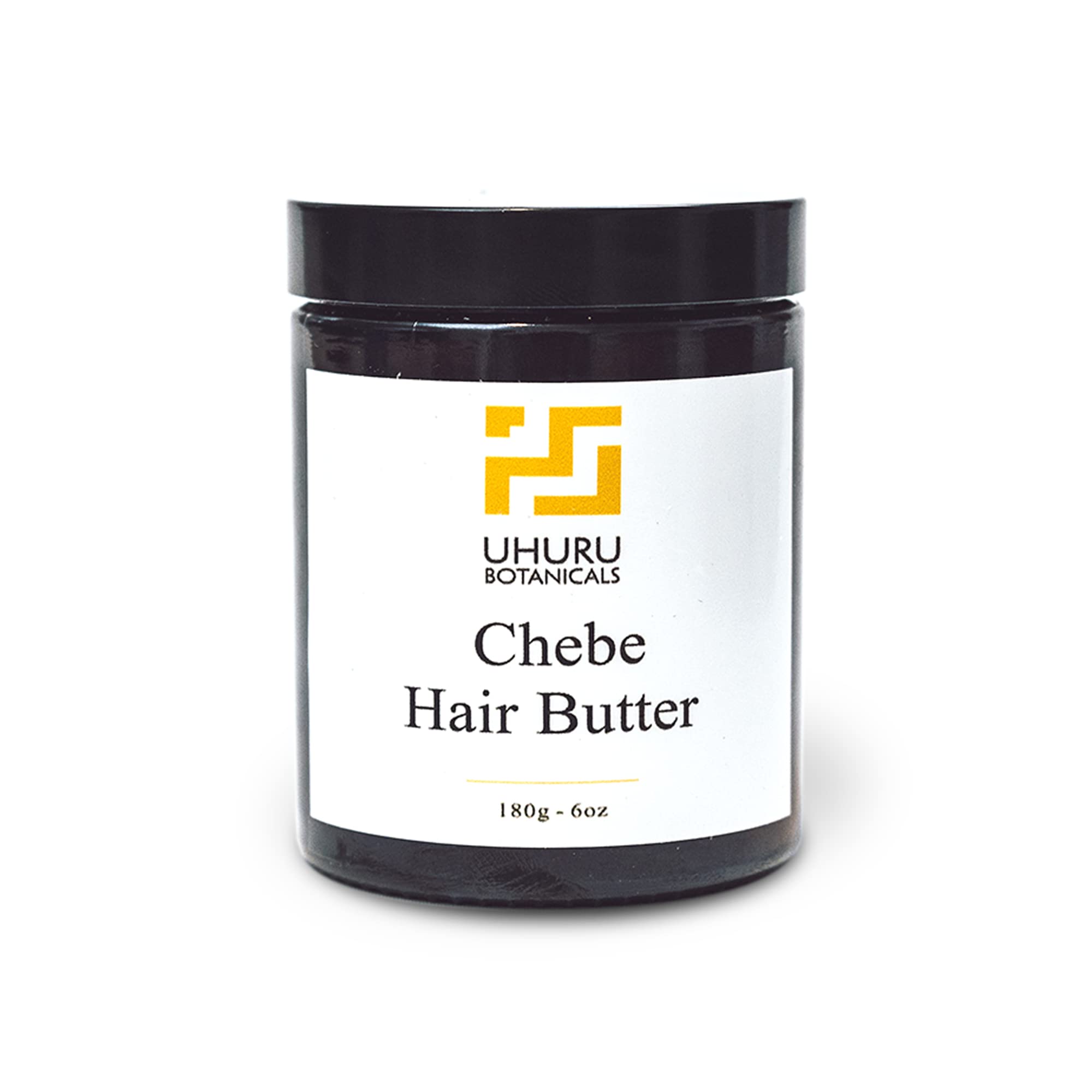 Uhuru Botanicals - Chebe Hair Butter, Paraben-Free Chebe and Shea Butter Hair Product for Split Ends Treatment, Nourishing Vegan Hair Butter for All Hair Types, 6 oz