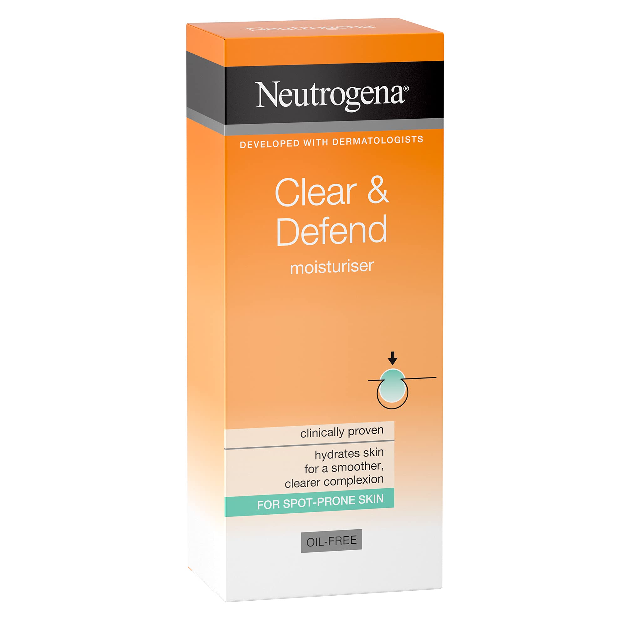 Neutrogena Clear and Defend Moisturiser, 50 ml