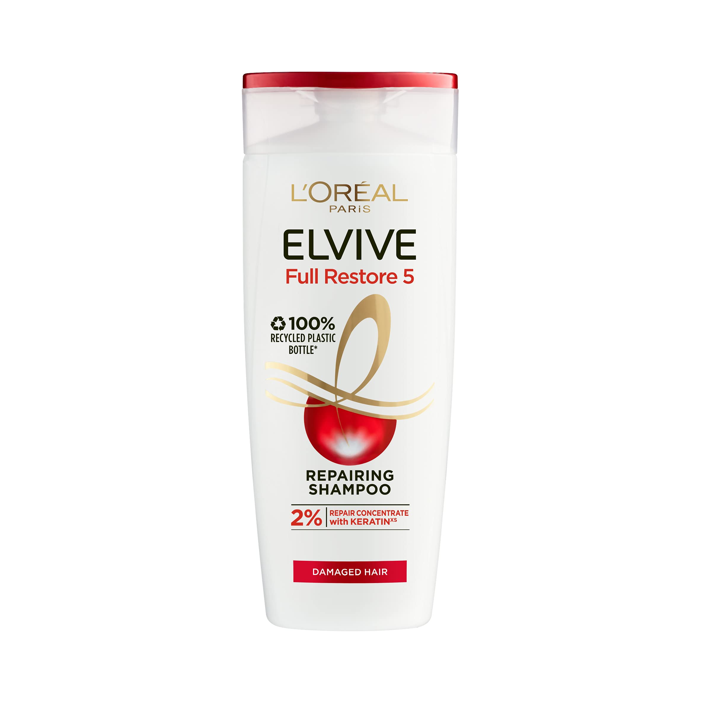 Elvive Haircare L'Oreal Full Restore 5 Shampoo, 400 ml, Pack of 6