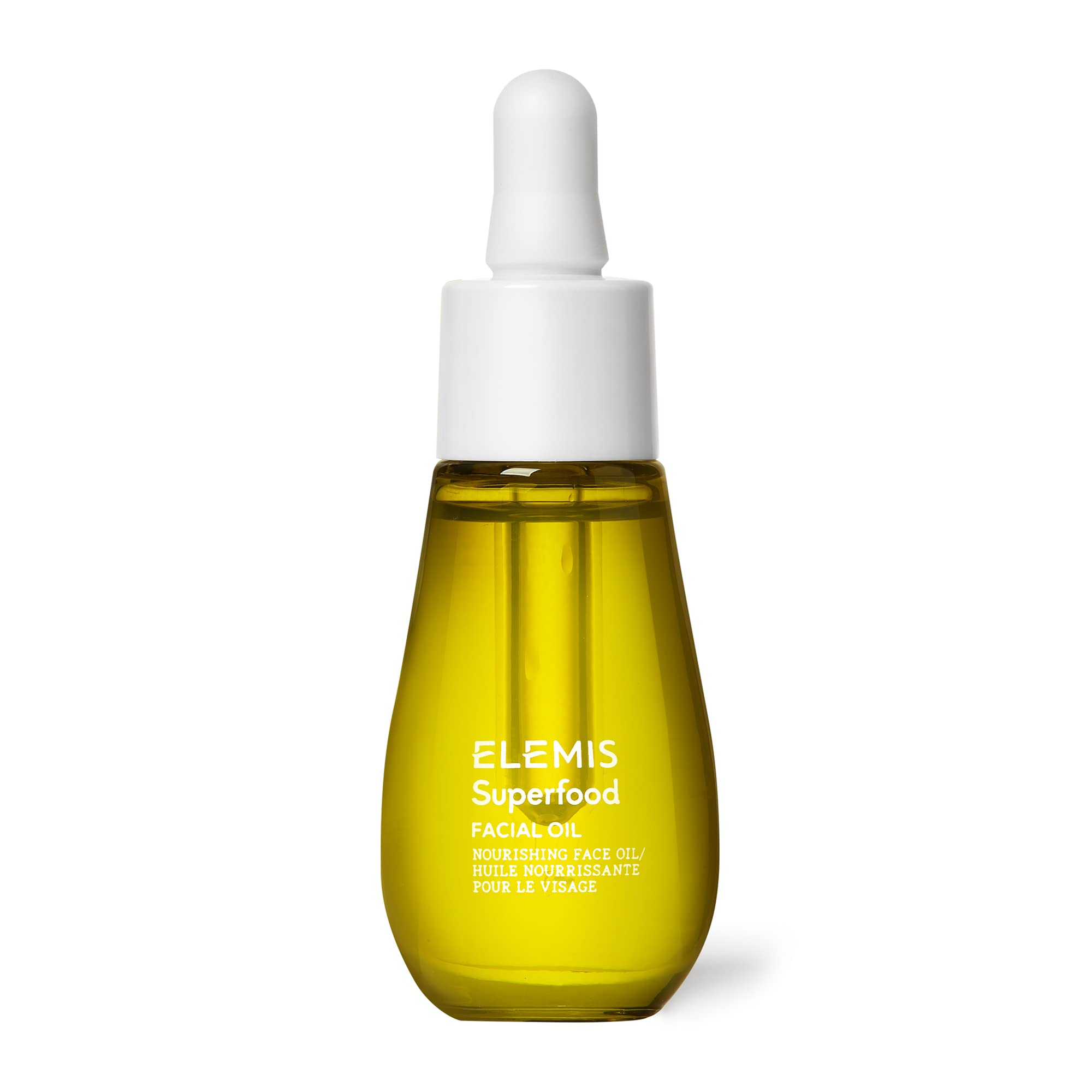 Elemis Superfood Facial Oil, Nourishing Face Oil Formulated with 9 Antioxidant-Rich Superfoods, Award-Winning Facial Oil to Enhance Radiance and Complexion, Lightweight Oil to Plump and Smooth, 15 ml