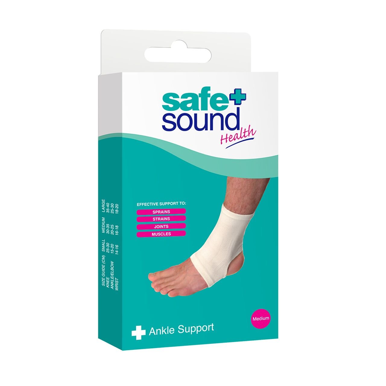 Safe & Sound Ankle Support Medium/Large (20-25cm)