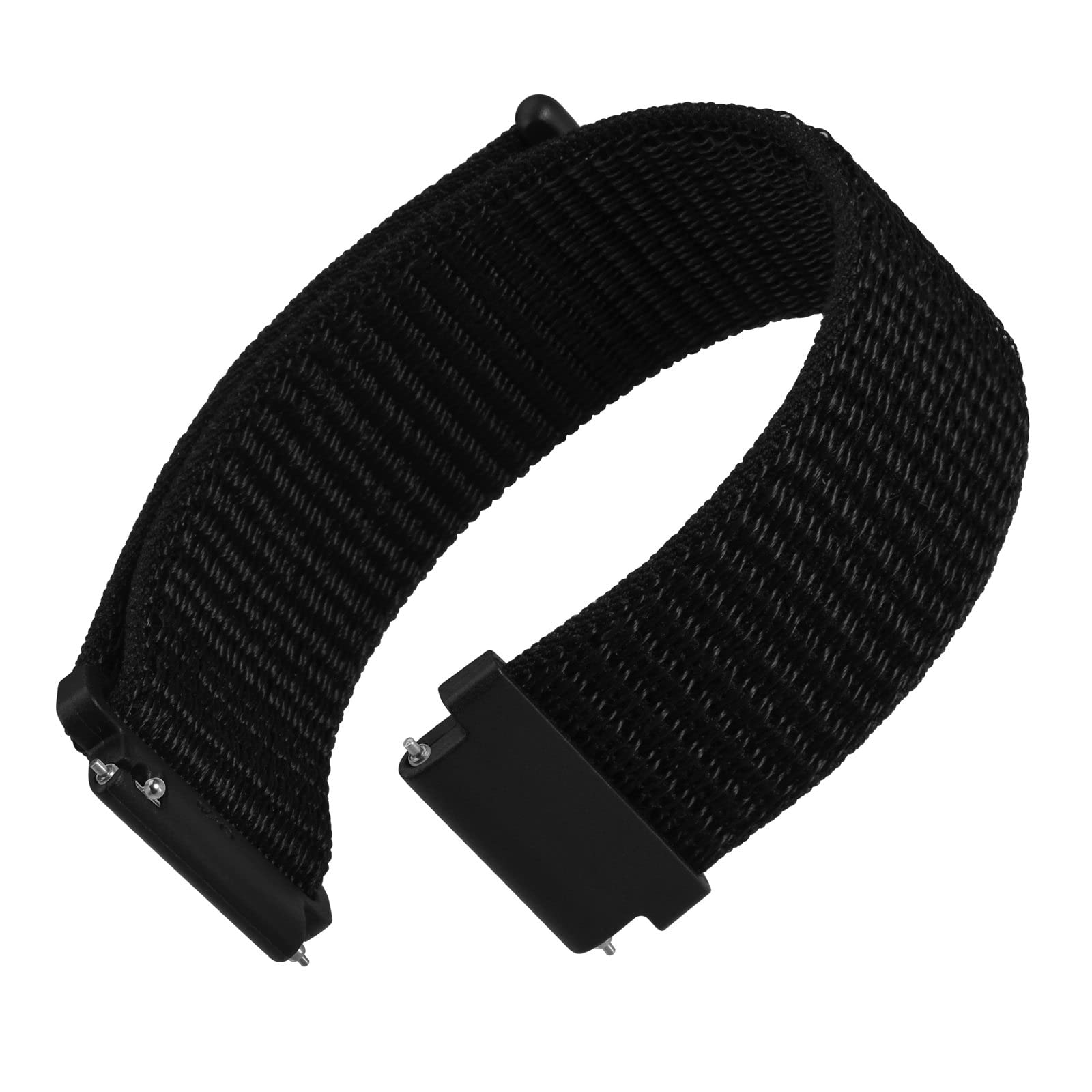 WOCCI Adjustable Nylon Sport Watch Straps with Hook and Loop Fastener Quick Release Watch Bands for Men and Women Band Width 18mm 20mm 22mm