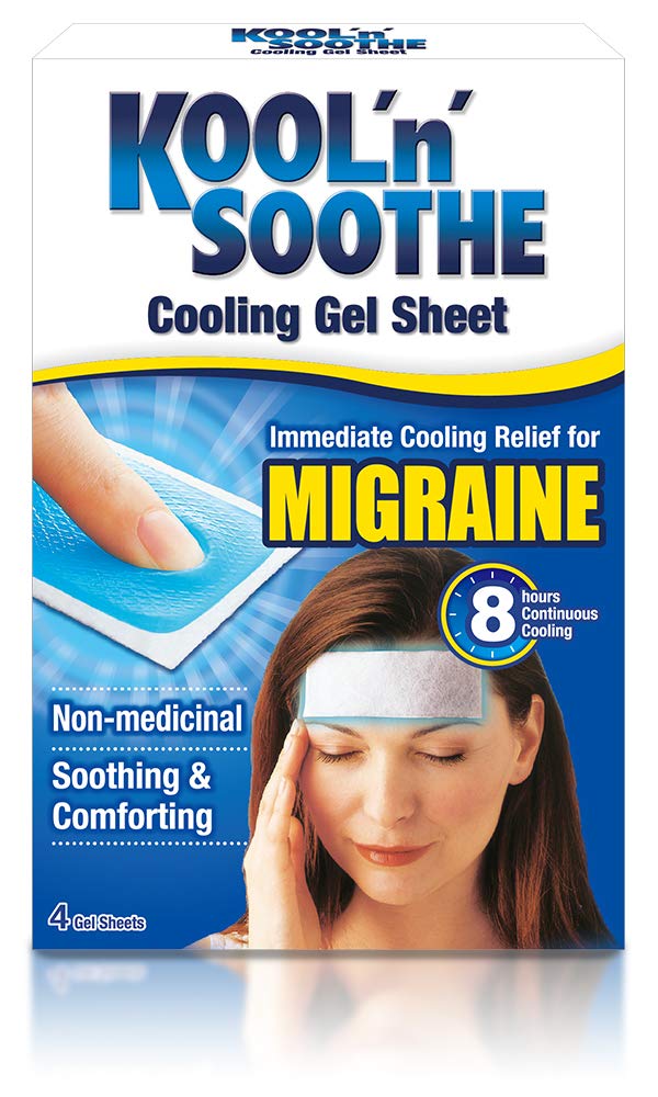 Kool 'n' Soothe Migraine Cooling Strips - 4 Count (Pack of 1)