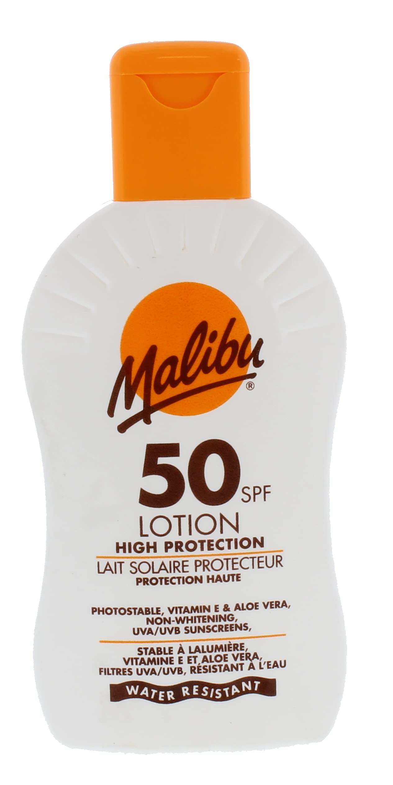 Malibu High Protection Water Resistant Vitamin Enriched SPF 50 Sun-Screen Lotion, 200ml
