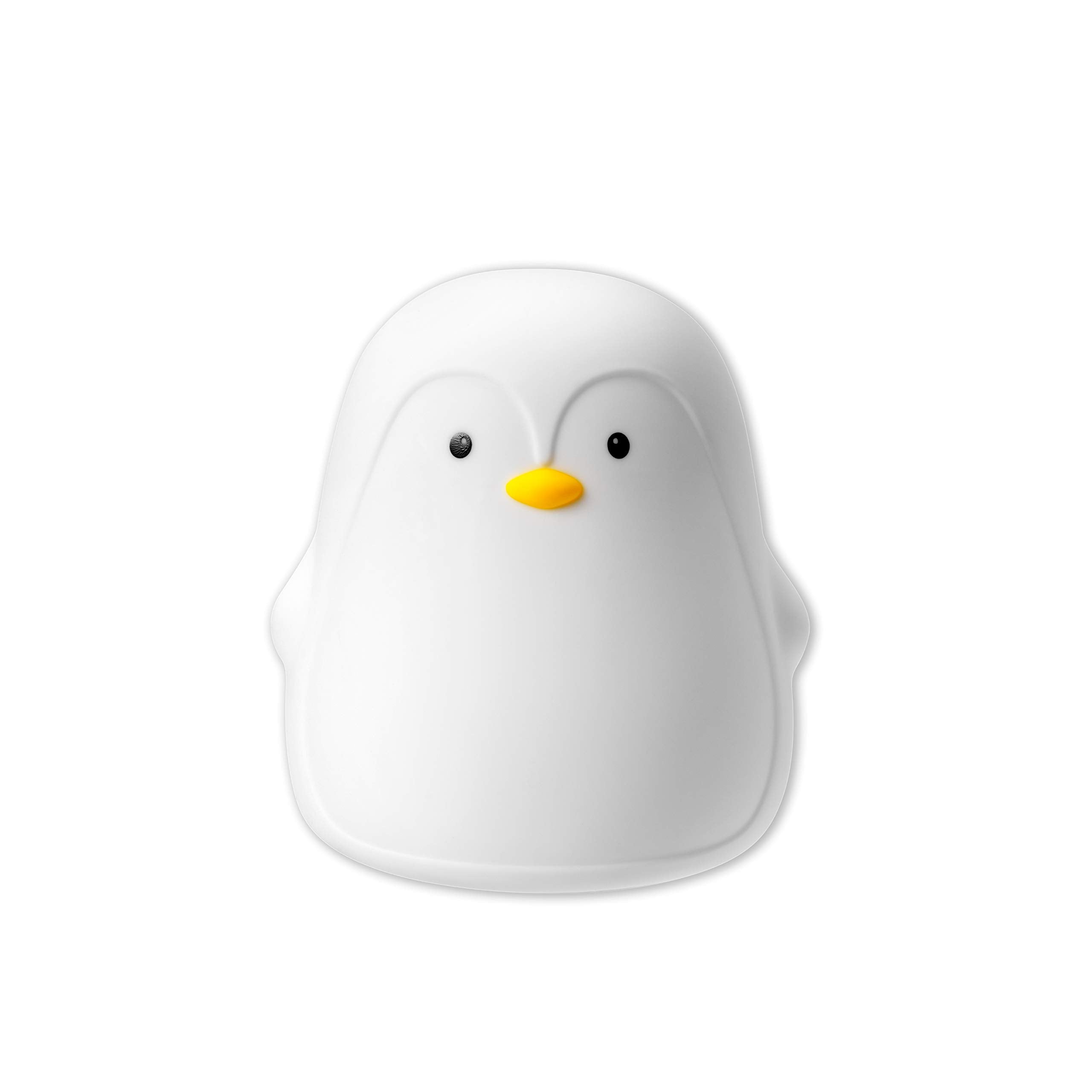 Nuby Penguin Baby Night Light, Rechargeable, Colour Changing Touch Night Light for Kids Bedside