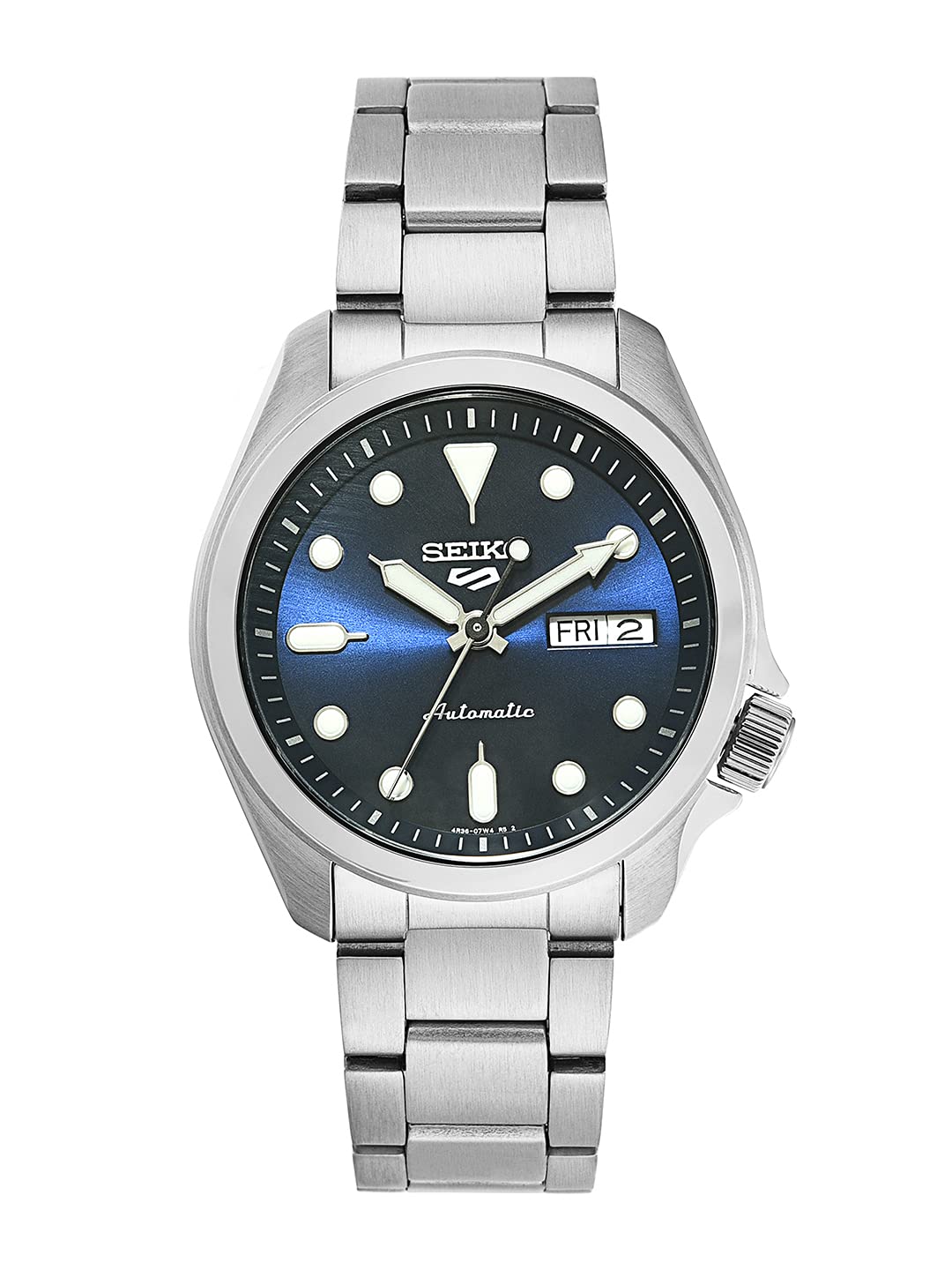 Seiko Mens Analogue Automatic Watch with Stainless Steel Strap SRPE53K1