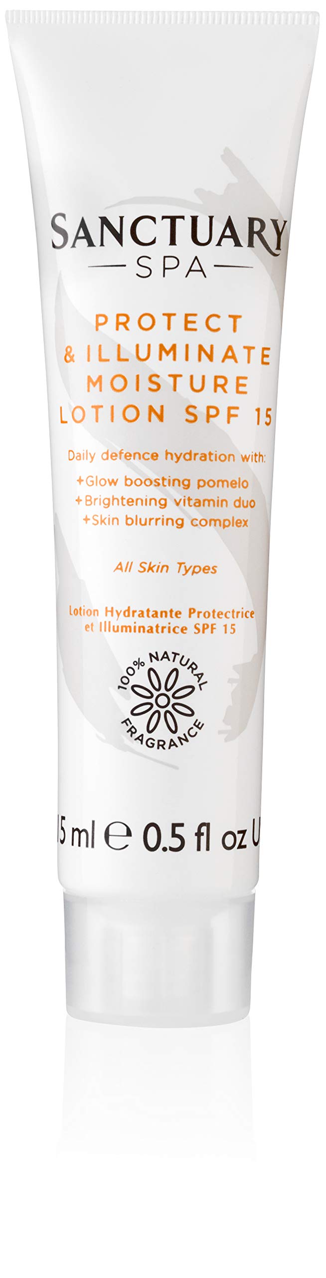 Sanctuary Spa Face Cream SPF 15, Illuminating Moisturiser Lotion, 15ml