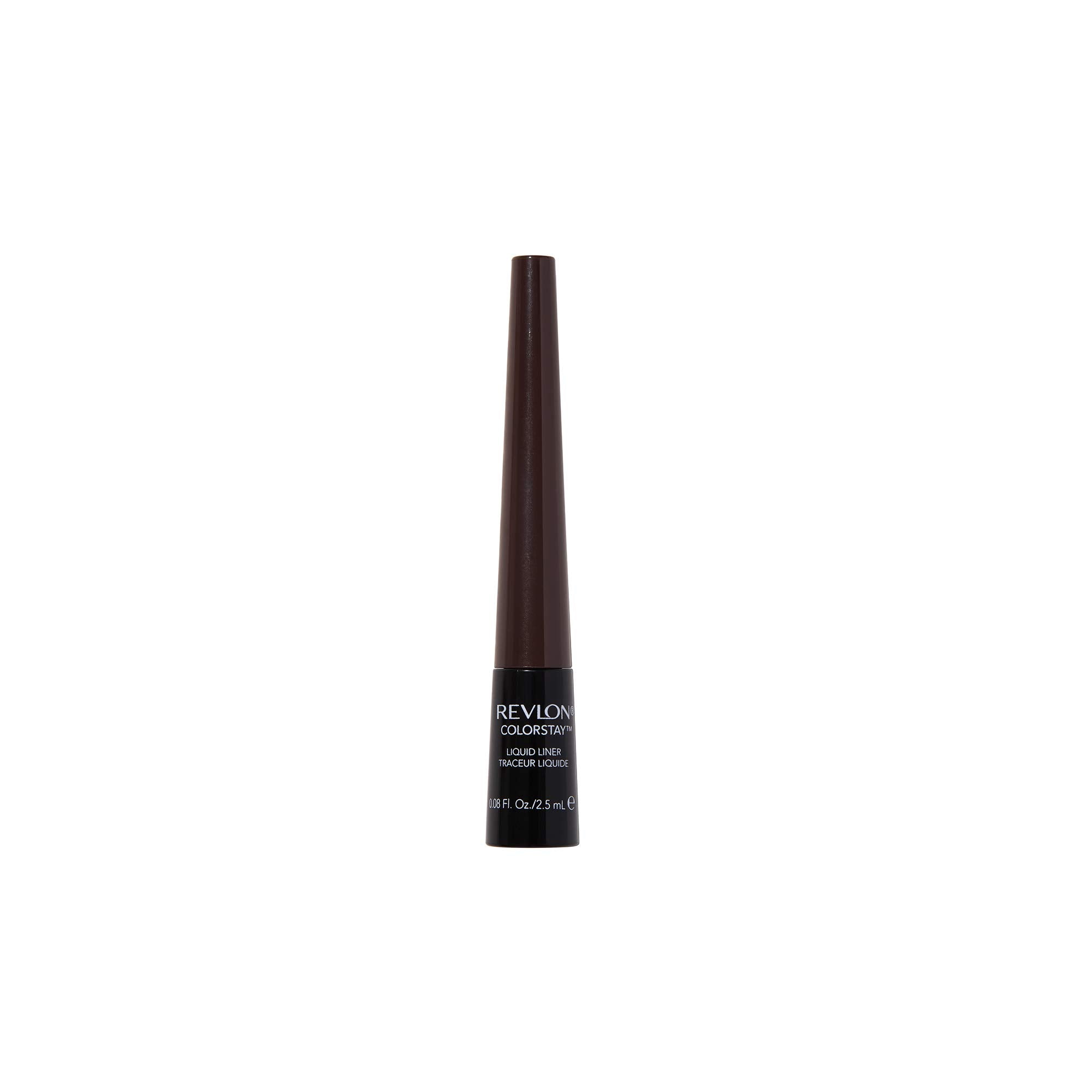 Revlon Colorstay Liquid Eyeliner, Waterproof, Smudgeproof, Longwearing Eye Makeup with Ultra-fine Tip, Black Brown