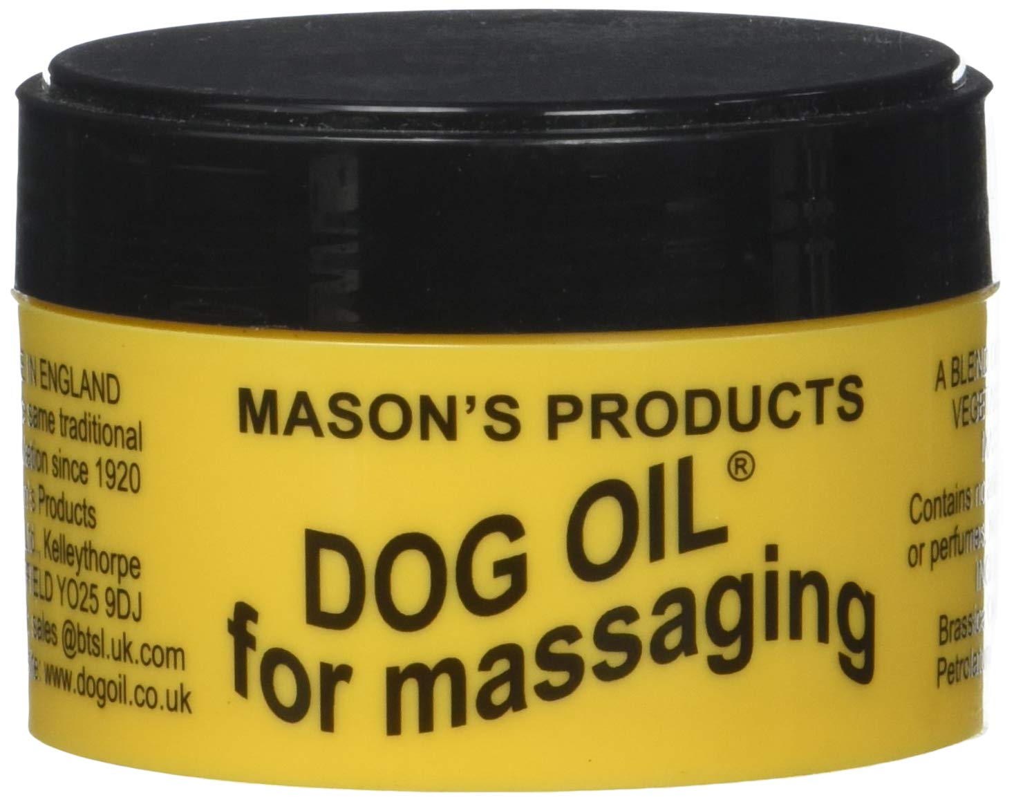 Masons 100g Dog Oil for Massaging