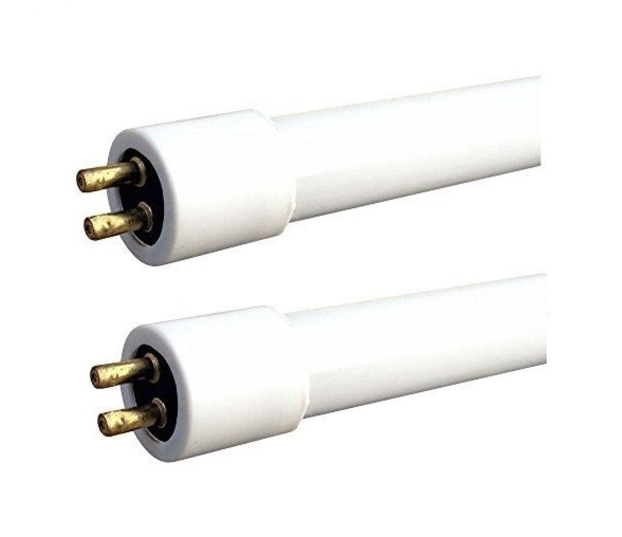 2 Pack 6w T4 Fluorescent Tube Warm White 232mm inc pins, 218mm excl pins Check Length Carefully