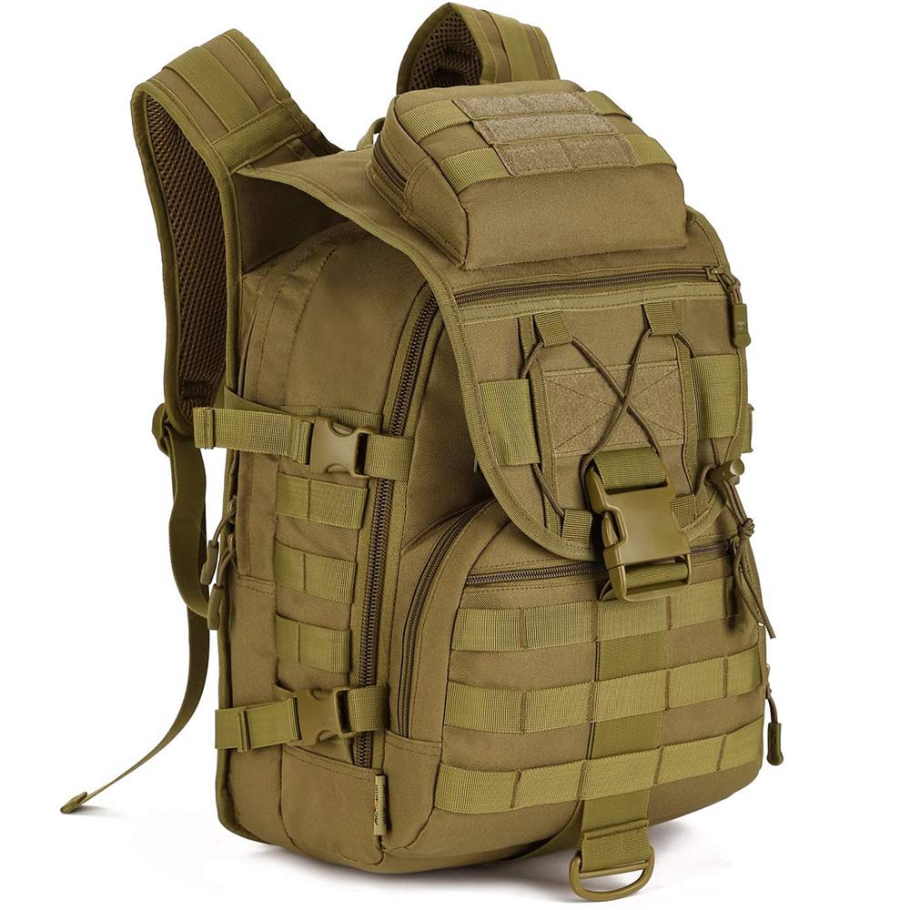HUNTVP 35L Tactical Military Backpack Large Molle Rucksck Assault Pack Bag for Camping Hiking Hunting Trekking