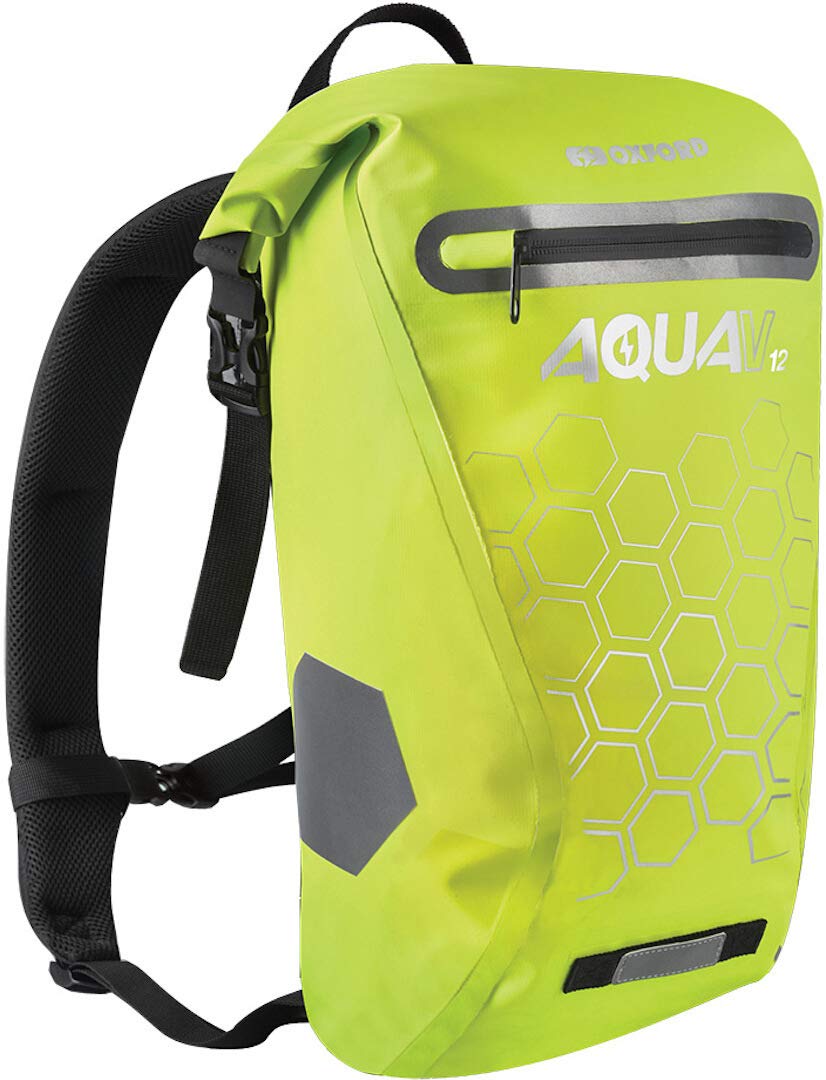 Oxford Aqua Backpack - Waterproof Cycle Rucksack With Reflective Details For High-Visibility