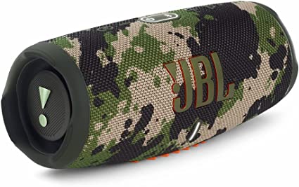 JBL Charge 5 - Portable Bluetooth Speaker with deep bass, IP67 waterproof and dustproof, 20 hours of playtime, built-in powerbank, in camo