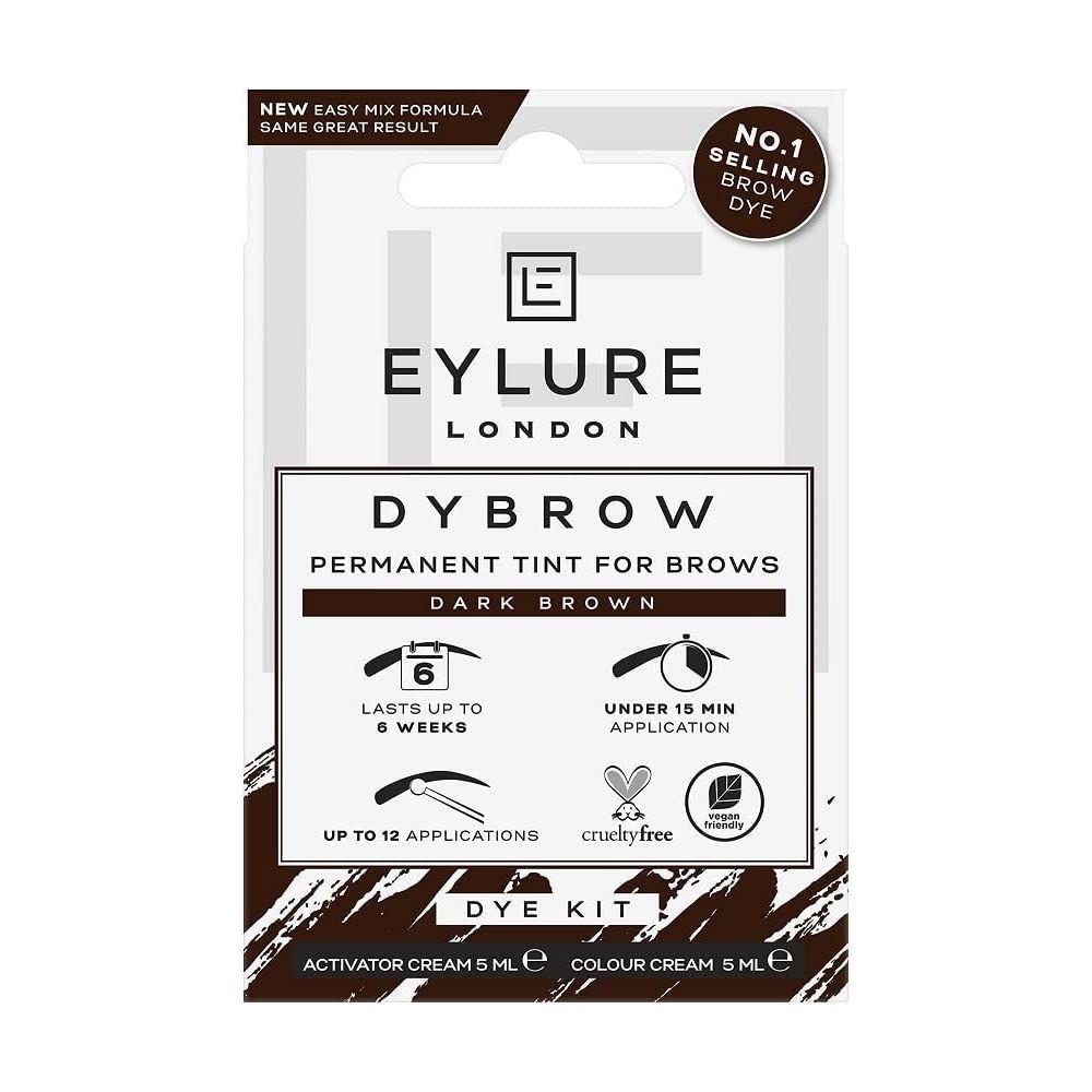 Eylure DYBROW Eyebrow Dye Kit, Dark Brown