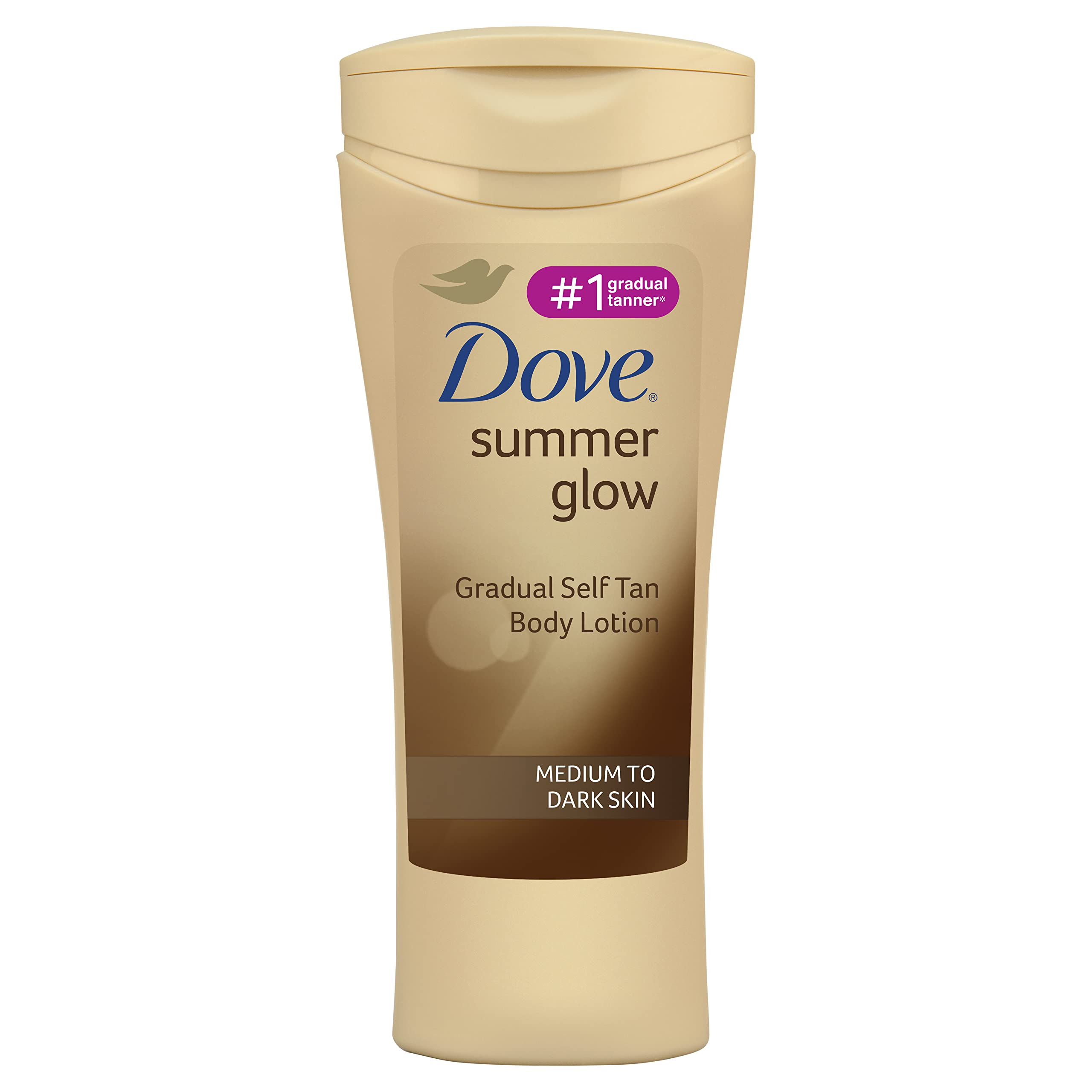 Dove Visible Glow Gradual Self-Tan Body Lotion Medium to Dark 250 millimeter
