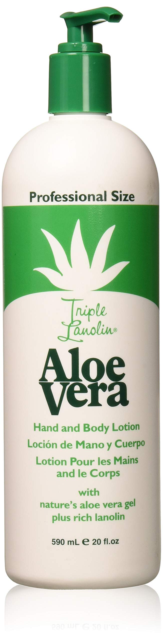 Triple Lanolin 590 ml Aloe Vera Hand and Body Lotion