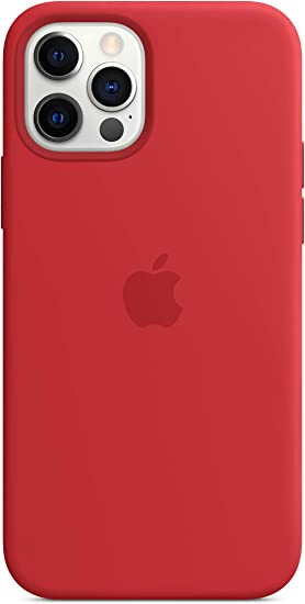 Apple Silicone Case with MagSafe (for iPhone 12 | 12 Pro) - (PRODUCT) RED