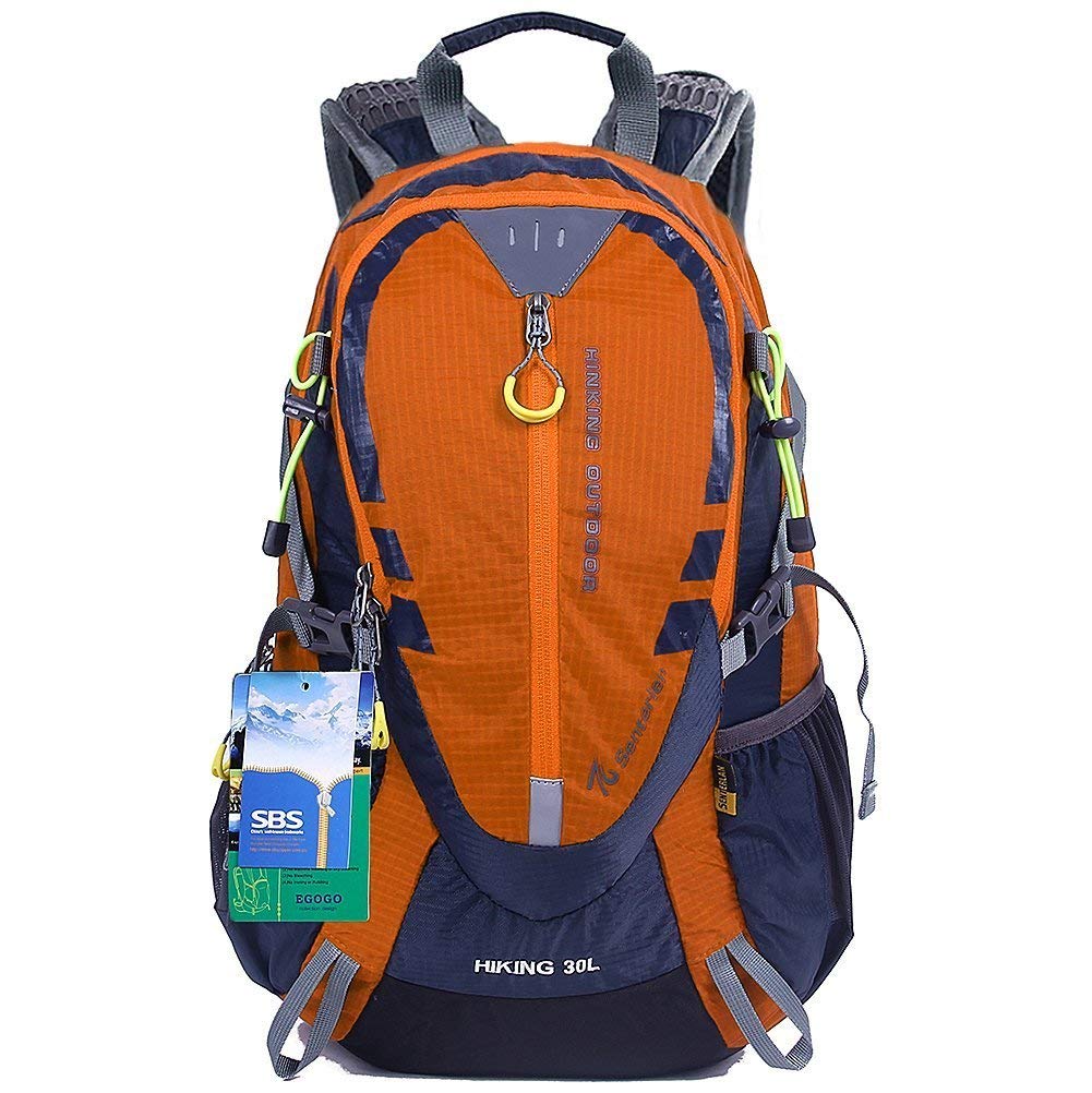 EGOGO 30L Outdoor Cycling Hiking Water-resistant Backpack Running Camping Daypack with Rain Cover S2310
