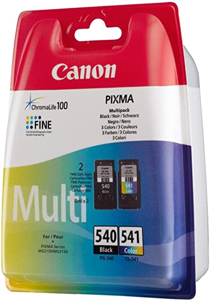 Canon PG540-CL541 Combo Pack Ink Cartridge, Black and Color, 1 - Pack