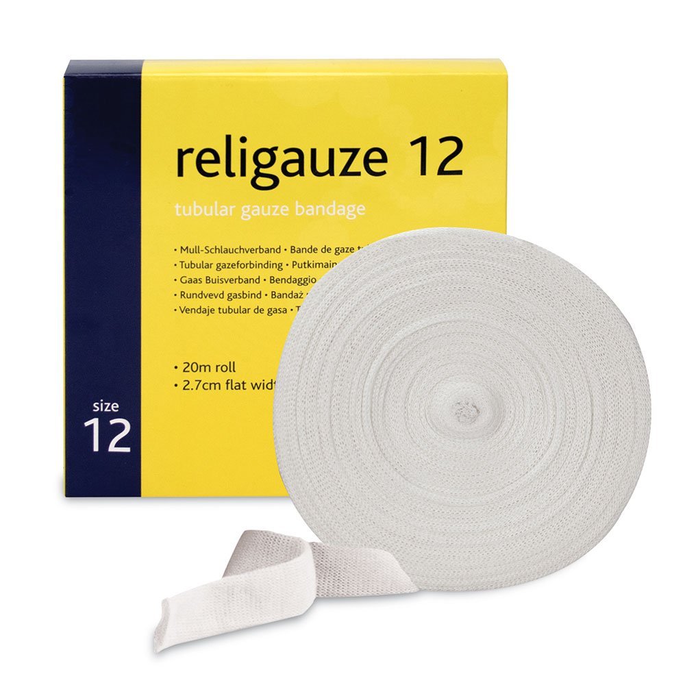 Religauze REL482 Tubular Gauze, 12 Size, 20 m