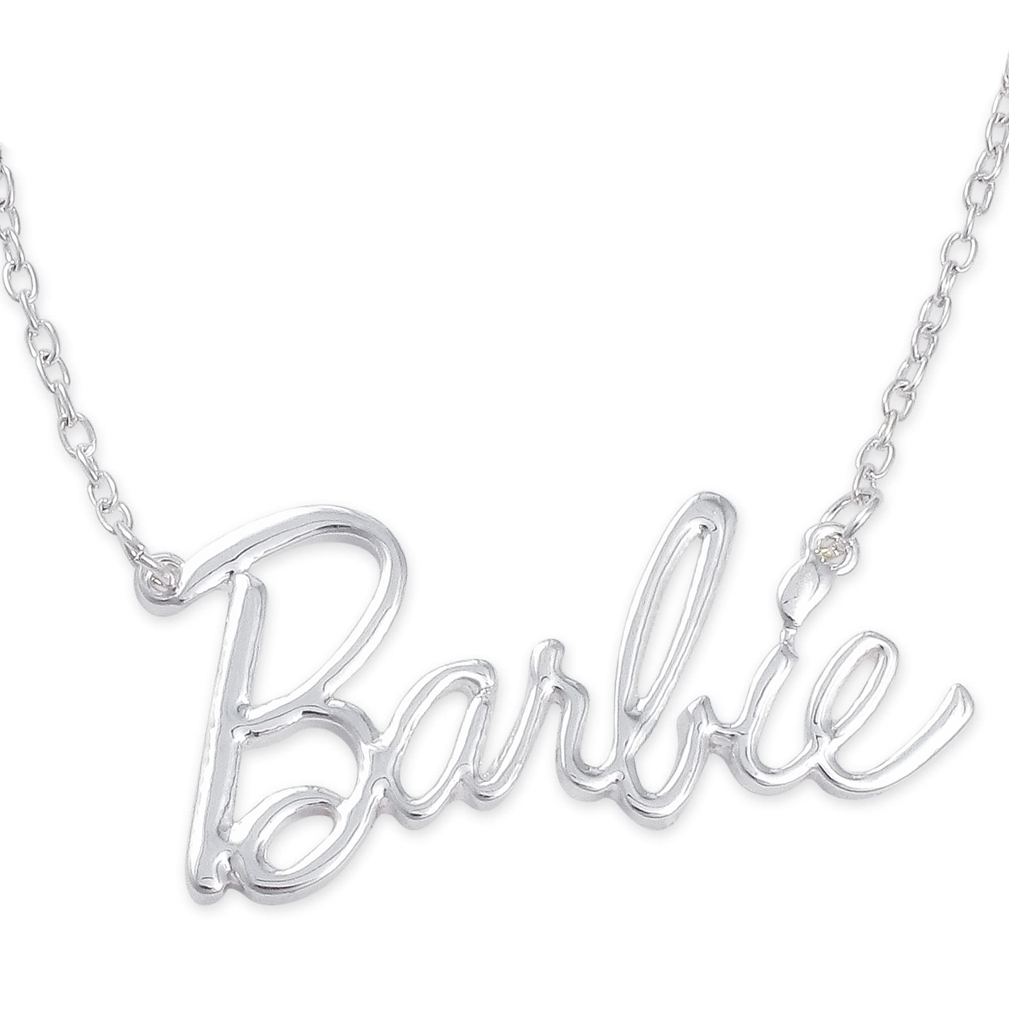 Barbie Script Logo Necklace