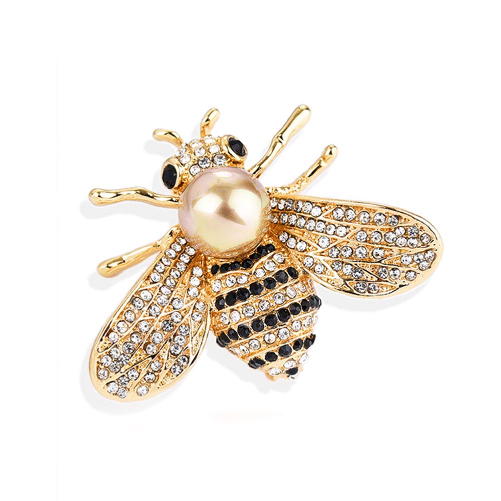 Gleamart Butterfly Crystal Brooch Insect Animal Pin Badge for Women