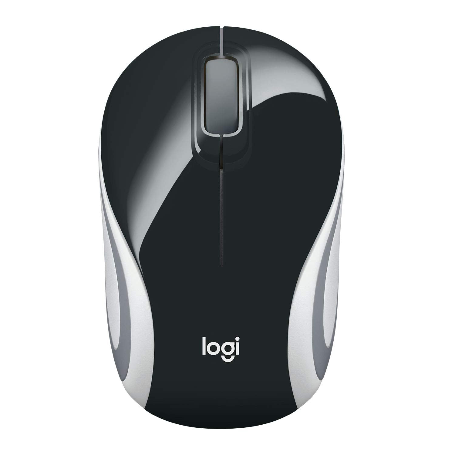 Logitech M187 Ultra Portable Wireless Mouse, 2.4 GHz with USB Receiver, 1000 DPI Optical Tracking, 3-Buttons, PC / Mac / Laptop - Black