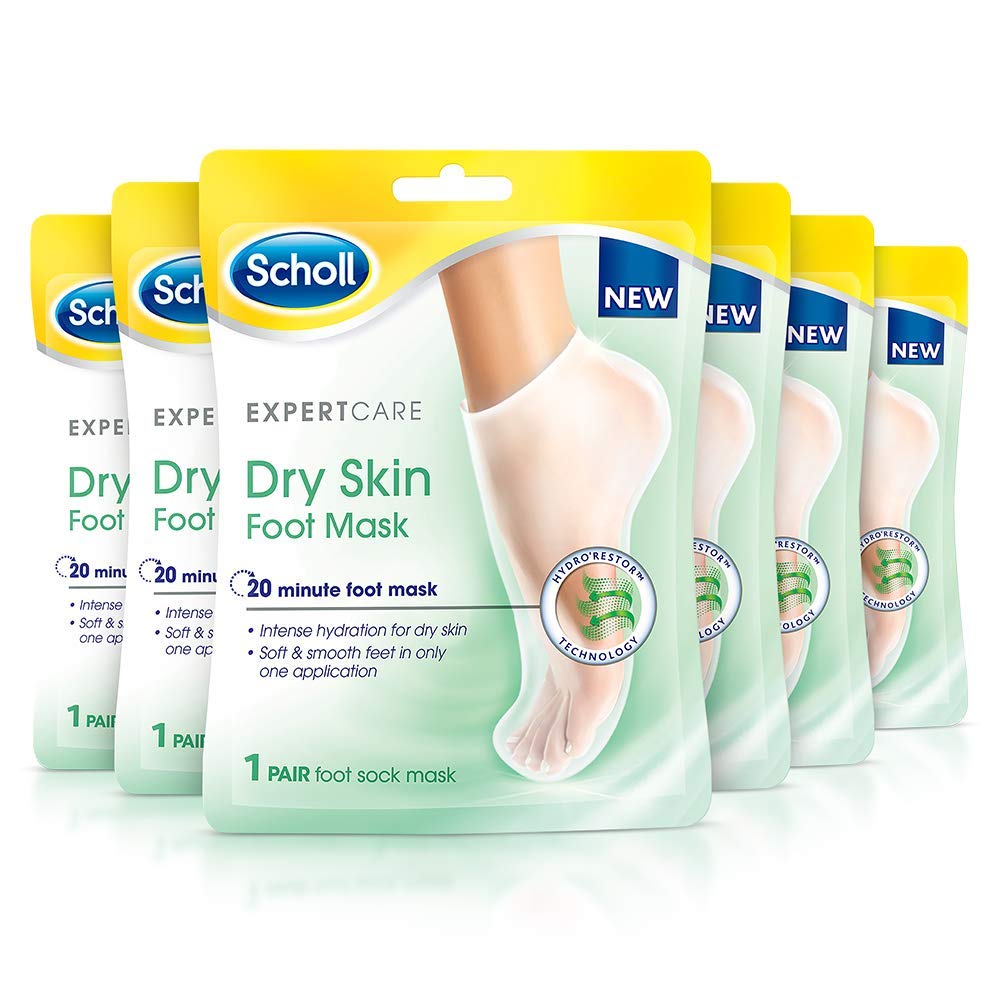 Scholl Foot Mask Intensive Treatment, Pack of 6