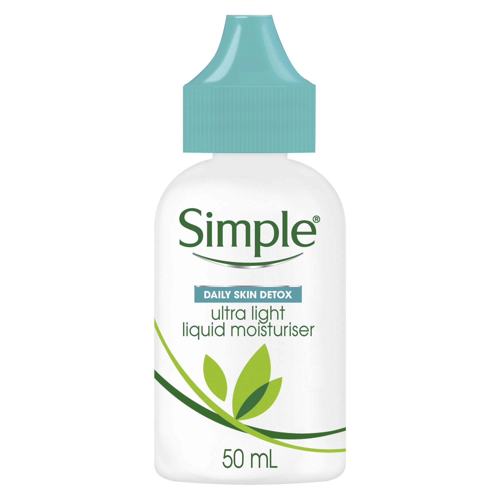 Simple Daily Skin Detox Ultra Light Liquid Moisturiser for Oily Skin, 50 ml