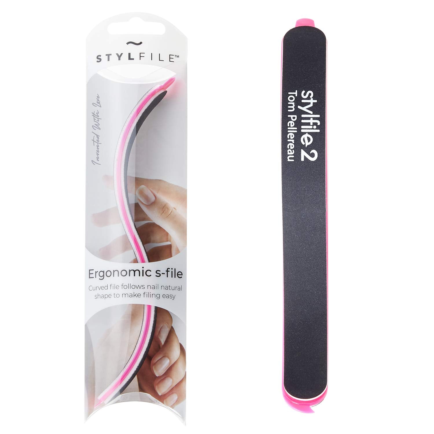 Stylfile Stylideas Nail Files and Other Accessories (Various Products for Nails and Beauty) (Curved Nail File)