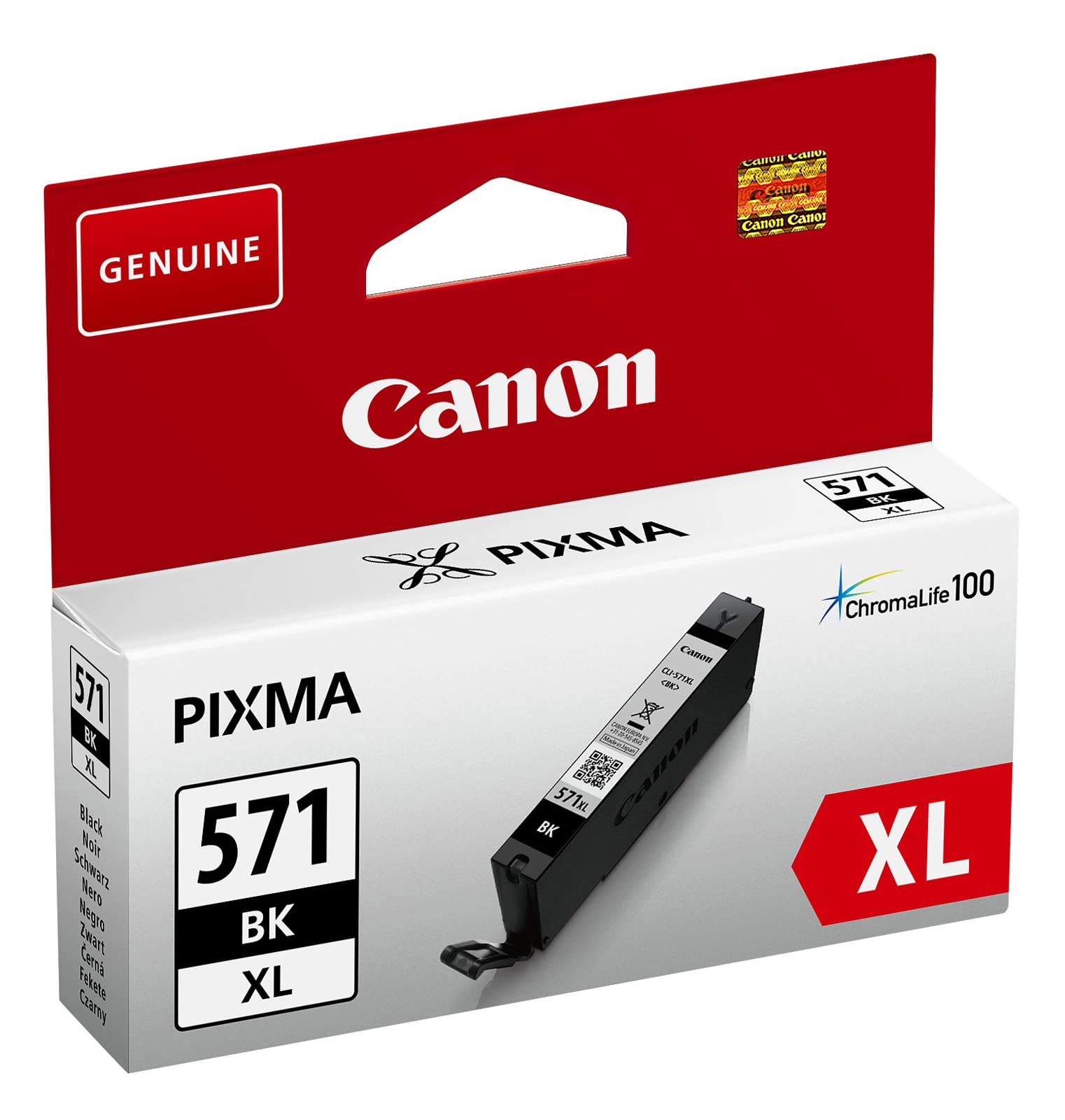 Canon CLI-571BK XL Ink Cartridge - Black