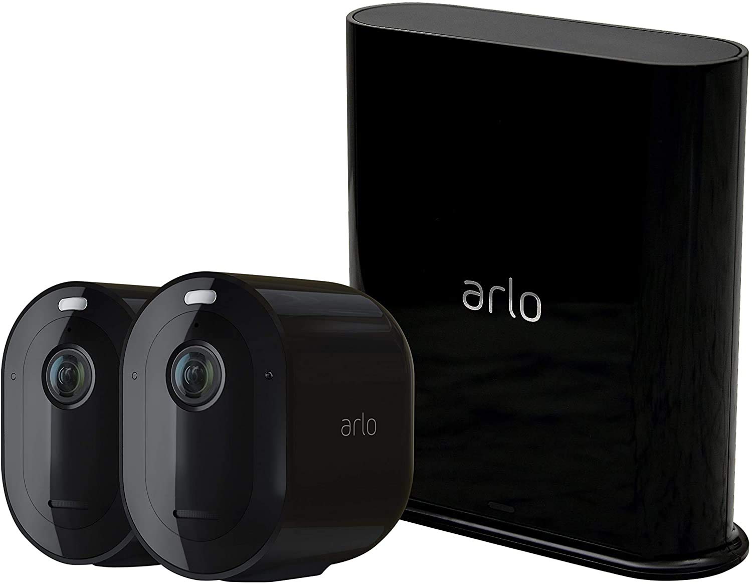 Arlo Pro3 Wireless Outdoor Home Security Camera System CCTV, 6-Month Battery, Colour Night Vision, 2K HDR, 2-Way Audio, Alarm, 2 Camera kit, With 90-day free trial of Arlo Secure Plan, Black