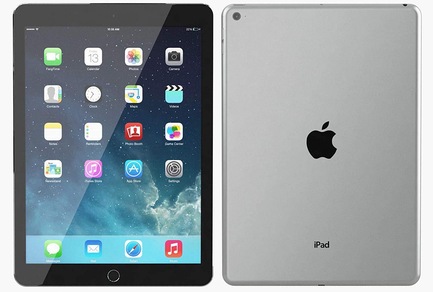 Apple iPad Air 2 16GB Wi-Fi - Space Grey (Renewed)