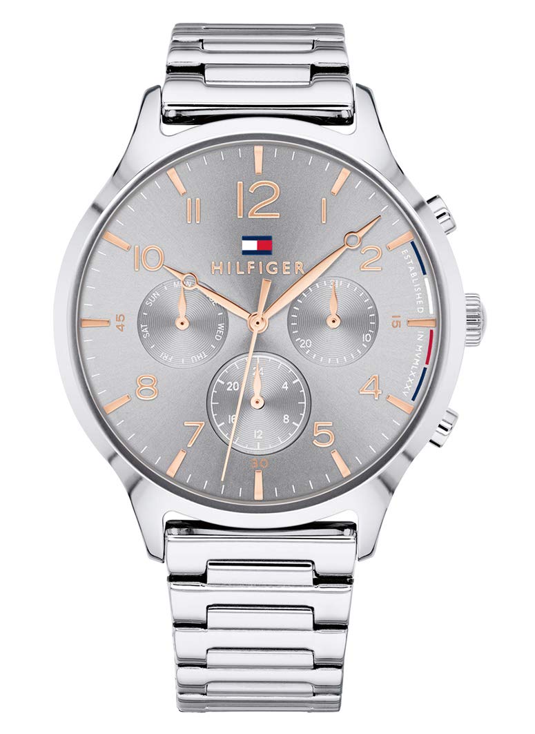 Tommy Hilfiger Unisex-Adult Multi dial Quartz Watch with Stainless Steel Strap 1781871