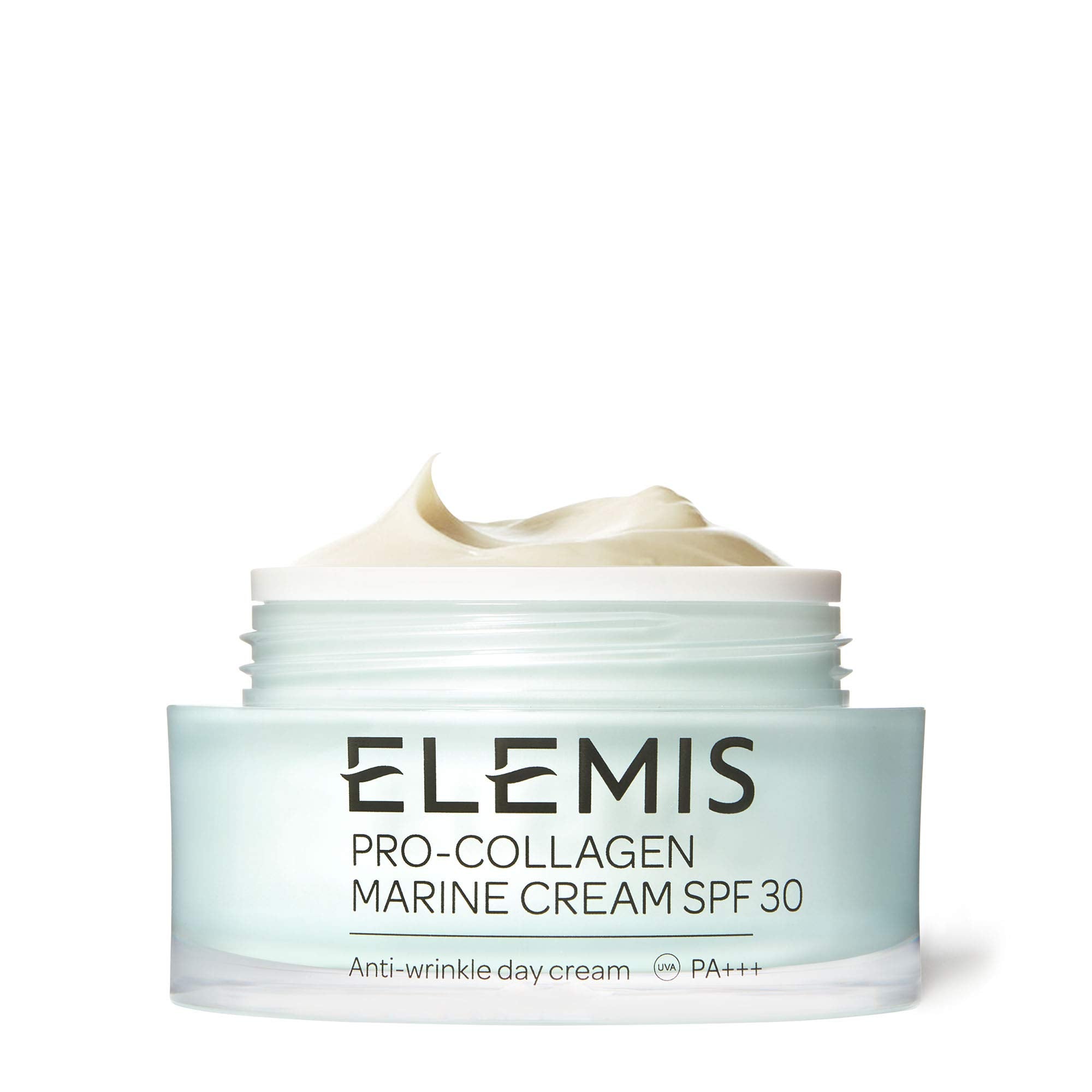 Elemis Pro-Collagen Marine Cream with SPF 30, 3-in-1 Smoothing Face Moisturiser with Chlorella, Ginkgo Biloba & Padina Pavonica, Ultra-light Gel Day Cream to Firm & Tone, Anti-Wrinkle Cream, 50 ml