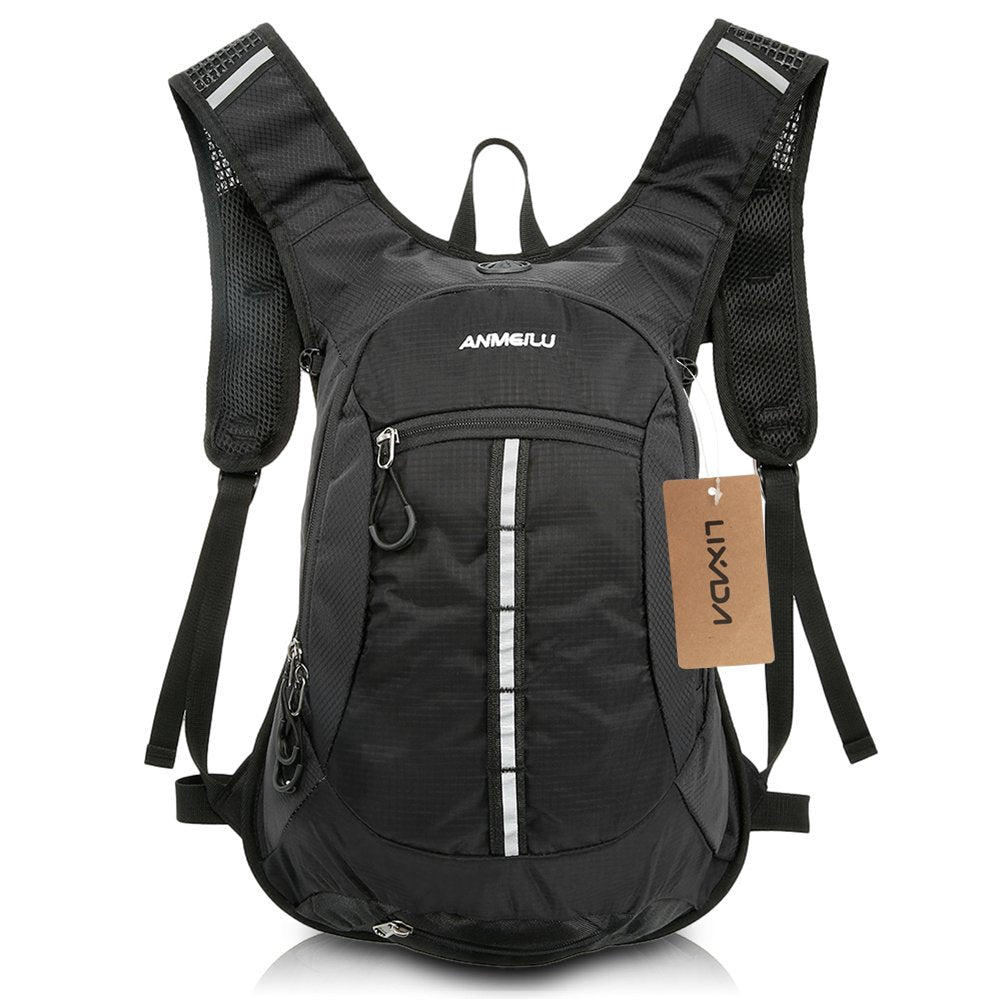 Lixada Bicycle Backpack 15L, Small Backpack Lightweight Hiking Backpack Waterproof for Women and Men Sports Backpack MTB Backpack Ski Backpack