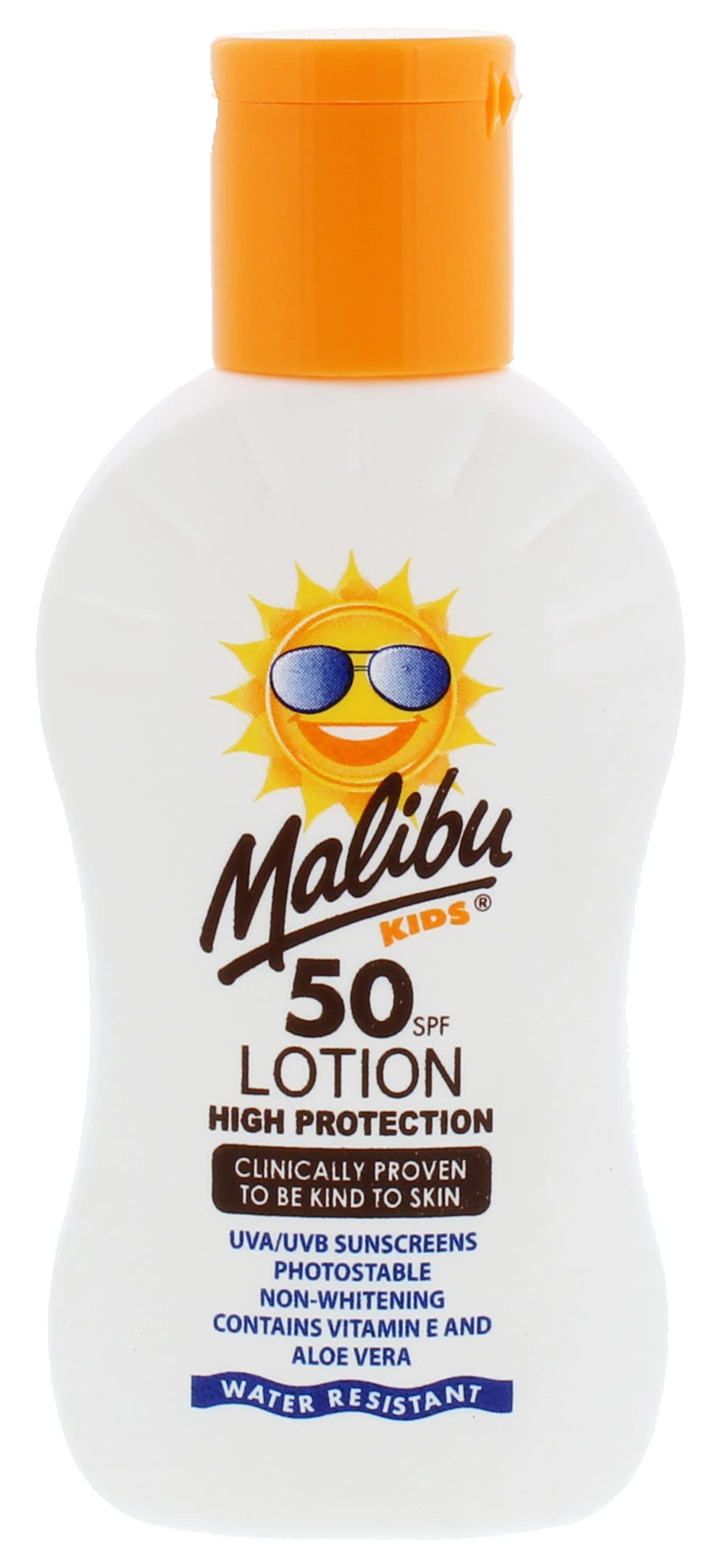 Malibu Kids High Protection Water Resistant SPF 50 Sun-Screen Lotion, 100ml