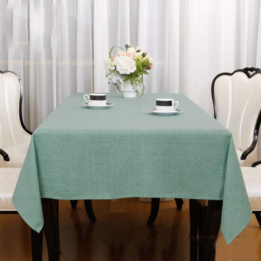 LUOLUO Rectangular Table Cloth Waterproof Tablecloths Wipeable Washable Linen Fabric Tablecloth for Dining Table Covers,Party Tabe Cloths