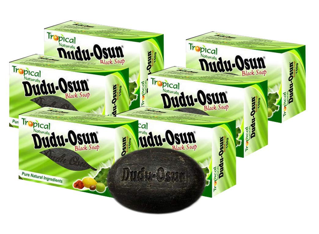 Tropical Naturals Dudu Osun Black Soap - Pack of 6