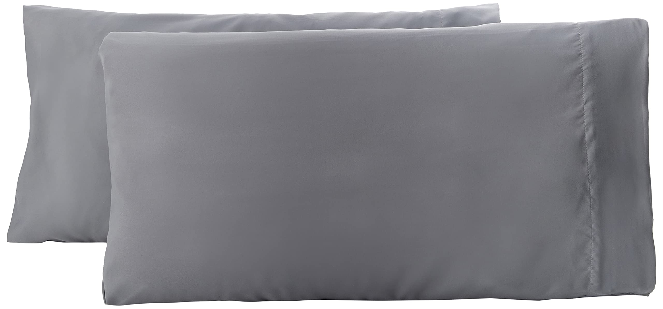 Amazon Basics Pillowcase, Dark Grey, 50x75x2