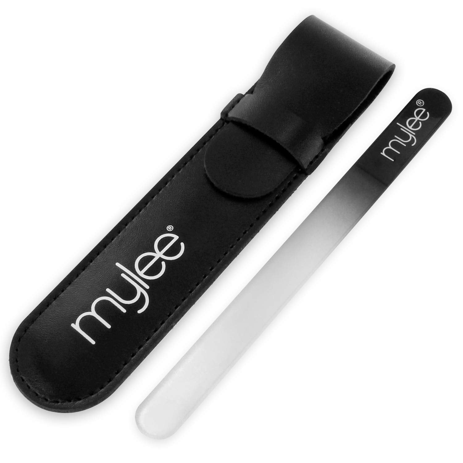 Mylee Crystal Nail File with Case – Hygienic and Long Lasting Professional Manicure with 5 Year Guarantee, for Salon and Home Use