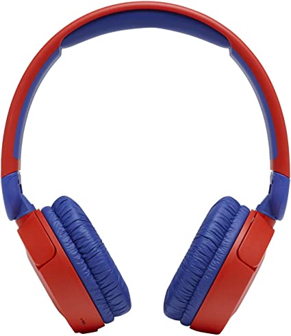 JBL Jr 310BT - Children's over-ear headphones with Bluetooth and built-in microphone, in red