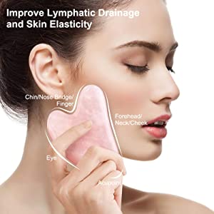 Jade gua sha Facial Massage Tools Beauty and Skin Care, Wrinkle Removal, Make You Younger, Whole Body Scraping