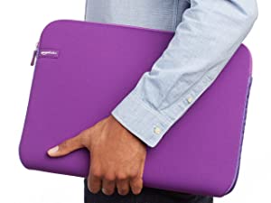 Amazon Basics 15-Inch to 15.6-Inch Laptop Sleeve - Purple