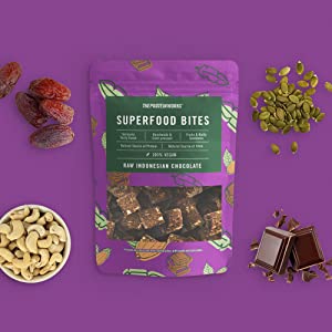 Protein Works - Superfood Bites | 100% Vegan | Award Winning, Natural & Healthy Snack | Plant Based | Strawberry & Raspberry | 140g