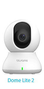 Security Camera Indoor 2K, blurams Pet Camera WiFi Home Camera,360° Baby Monitor with Smart IR Night Vision, Siren, Motion Tracking, 2-Way Talk,Works with Alexa & Google Assistant & IFTTT